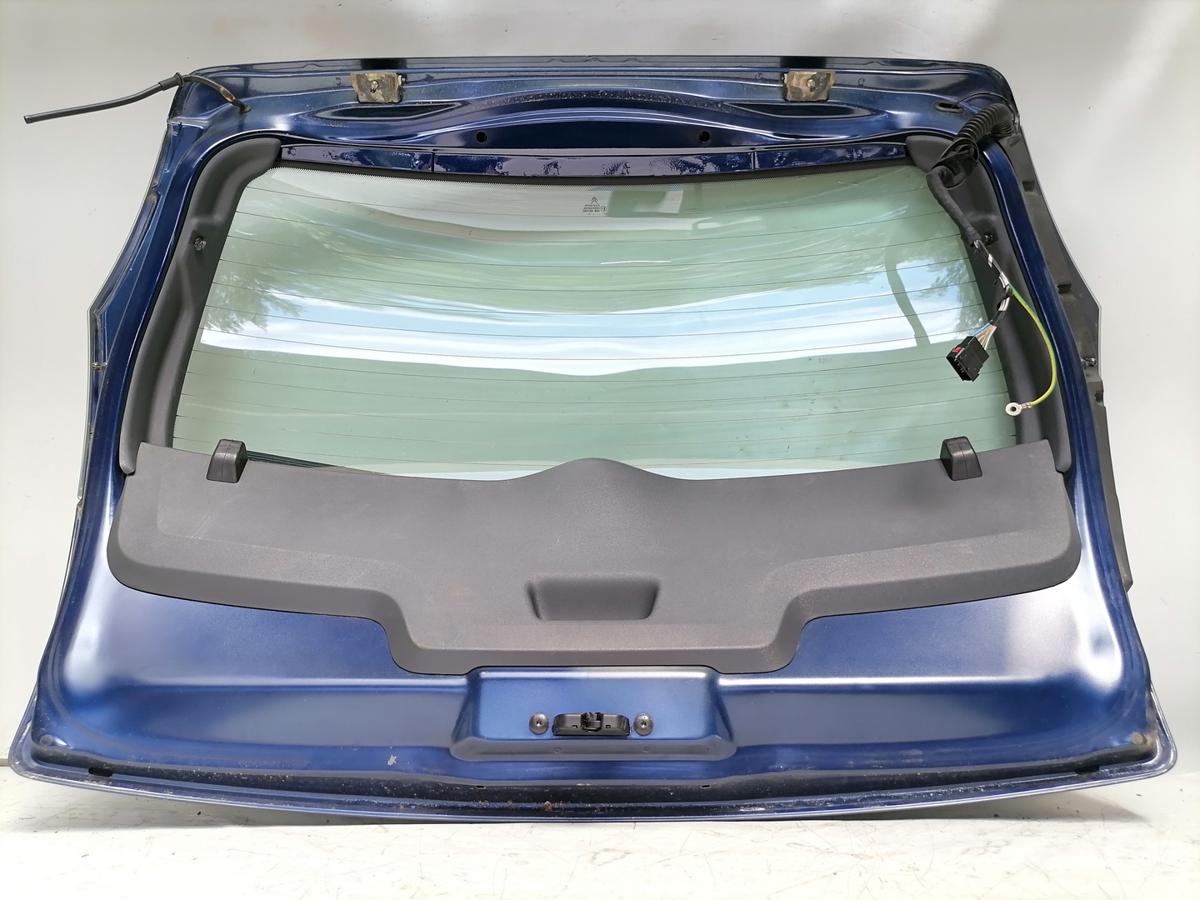 Citroen C3 original Heckklappe mit Heckscheibe KPU Blau Oriental Bj.2006